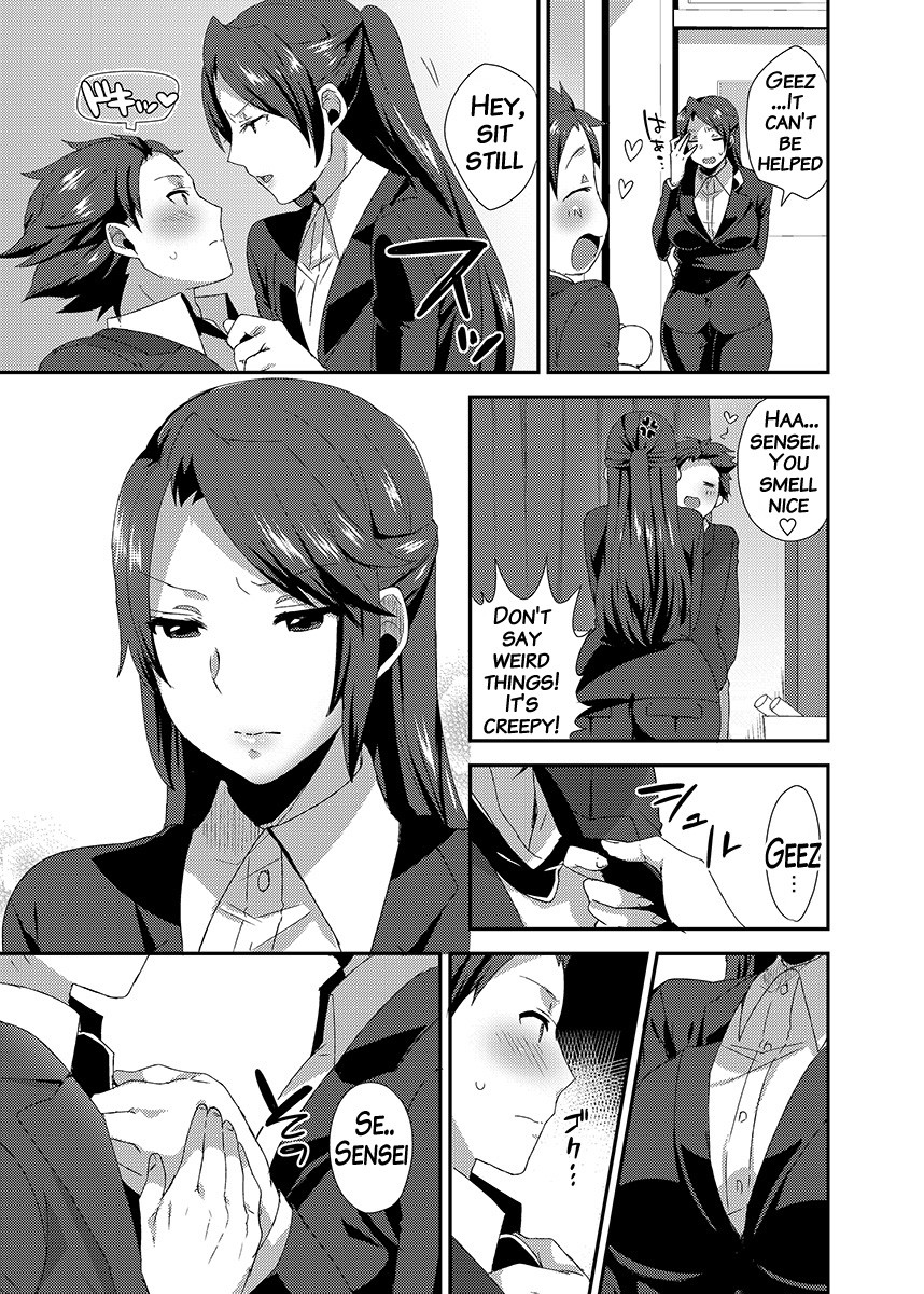 Hentai Manga Comic-I can't stand it, My Teacher is too Erotic-Read-4